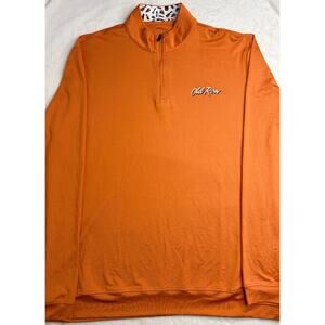 NWT - Old Row Tailgate Quarter Zip- Men's M - Burnt Orange